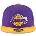 thumbnail image 2 of Men's New Era Purple/Gold Los Angeles Lakers Two-Tone 9FIFTY Adjustable Hat, 2 of 5