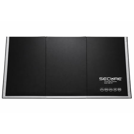 Secure Safety Solutions Waterproof Bedside Fall Safety Floor Mat 72" x 38" - Beveled Edge Crash Mat for Elderly Fall Injury Prevention, Shock-Absorbing EVA Foam, Glow Strips, Slip-Resistant, Tri-Fold
