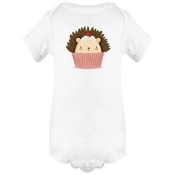 Hedgehog Cupcake Bodysuit Infant -SPIdeals Designs, 6 Months