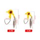thumbnail image 2 of Kit de 25 anzuelos con cabezas plomadas para pesca en agua dulce con imitación, 2 of 8