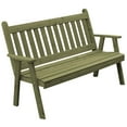 thumbnail image 5 of Kunkle Holdings, LLC Pine 5' Traditional English Garden Bench Walnut Stain, 5 of 5