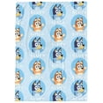 thumbnail image 1 of Manta de peluche Jay Franco Bluey & Bingo para niños, 117 x 152 cm, 1 of 5