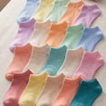 thumbnail image 4 of Colorfut Women's 20 Pairs Colorful Patterned Low Cut/No Show Socks, 4 of 5