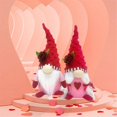 thumbnail image 4 of 1 pieza de gnomo del día de San Valentín Adornos de peluche Sr. y Sra. Escandinavos para el adorno de mesa del día de San Valentín B, 4 of 5