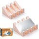 thumbnail image 1 of Silicone Soap Container For Shower Bathroom Self-Draining Waterfall Drying Tray Keeps Soap Bars Dry and Easy to Clean(Pink,2), 1 of 4