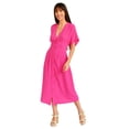 thumbnail image 1 of Vestido manga corta Roman Fashion /Juvenil 0222 (Fiusha) fucsia CH Roman Fashion V-ELY-0222-FIUSHA, 1 of 6