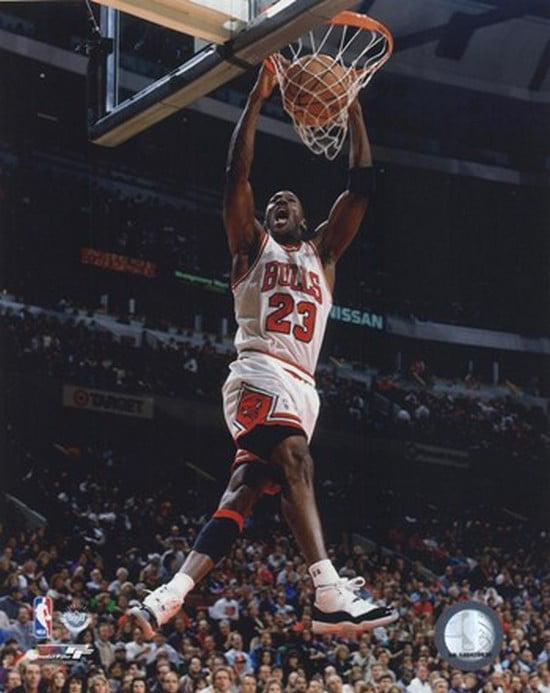 Michael Jordan 1996 Action Sports Photo - Walmart.com