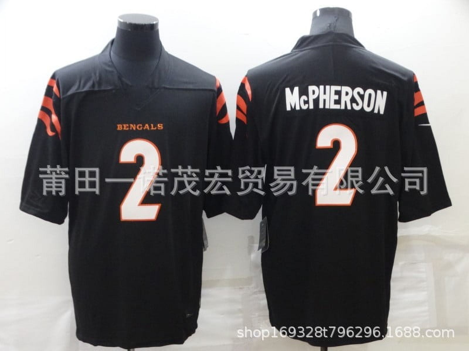 Maillot de Football des Bengals Brodé Uniforme de Rugby 1chase