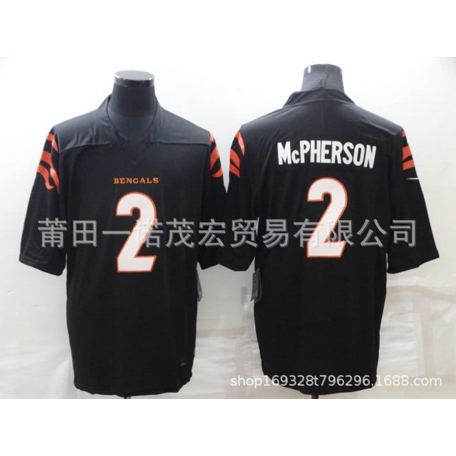 Bengals Football Jersey Embroidered Rugby Uniform 1#Chase 9#Burrow 85# Replica Player Name Jersey