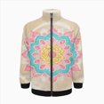 thumbnail image 2 of Vintage Floral Mandala Art Jacket Men's Street Cool Long Sleeves Coat Personality Tops Oversized Zipper Jackets Male Clothes, 2 of 7