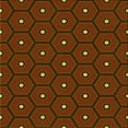 thumbnail image 1 of Ahgly Company Indoor Square Patterned Mahogany Brown Area Rugs, 4' Square, 1 of 6