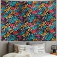 thumbnail image 2 of Abstract Tapestry, Wavy Pattern of Diagonal Ornaments Stripes Raindrops and Circles, Fabric Wall Hanging Decor for Bedroom Living Room Dorm, Multiple specifications, 2 of 6