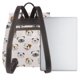 thumbnail image 3 of Balery Bulldog Face Mochila de Cuero para Mujeres, Gran Capacidad, Bolsa de Viaje Multifuncional, Mochila de Cuero y Bolsa de Hombro para Mujeres, 3 of 4