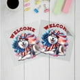 thumbnail image 3 of Siberian Husky Patriotic Welcome for 4Th of July Independence Day Cutout Transfer Sticker Husky Dog Lover Gifts Transparent Decal Art Decor - 00010, 3 of 5