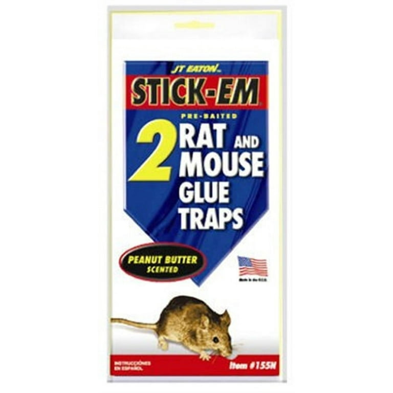 JT Eaton Stick-Em Glue Mouse & Rat Trap (2-Pack) - Brownsboro