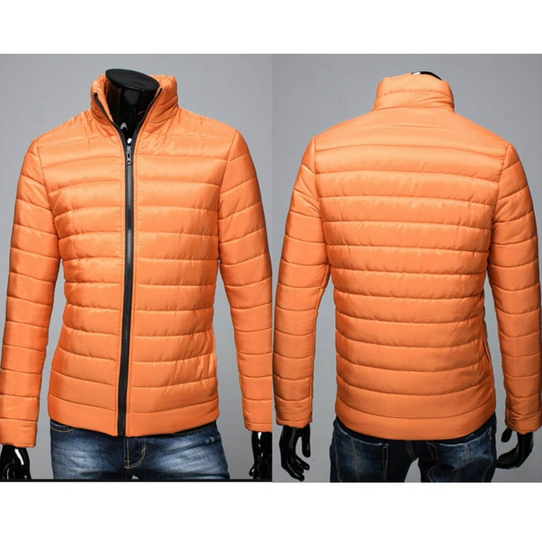 Jackets For Men Autumn Winter Cotton Stand Zipper Warm Winter Thick Coat  Jacket
