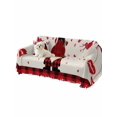 thumbnail image 2 of Red Gnomes Valentines Sofa Covers for 2-3 Cushion Couch L-Shaped Sectional, Love Heart Tree Roses Plaid Rustic Washable Sofa Covers Slipcover for Living Room Furniture, Couch Cover Blanket 71"x134", 2 of 9