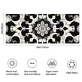 thumbnail image 3 of Black White Tie Dye Mandala Pattern Bathroom Rugs Mat,Non Slip Microfiber Bathroom Rug,Rubber Backing,Soft Bathroom Mats for Bathroom Floor,Tub and Shower,60x24in(150x60cm), 3 of 5