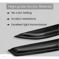 thumbnail image 2 of Deebior Original Ventvisor 4pcs Side Window Visors, Outside Mount Good Looking Tape-On Rain Guards Set, Vent Shade Deflectors Compatible with 2002-2006 Honda CR-V 94459, 2 of 9
