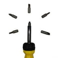 thumbnail image 4 of WHEANG Magnetic Tip Screwdriver Set 6 In 1 Screwdriver Set Flat Head Key Screwdriver Set Screwdriver Set One Size Yellow, 4 of 7