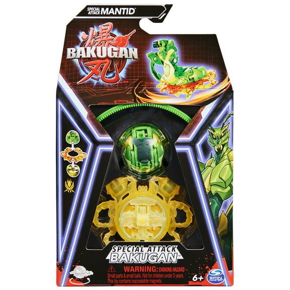 Bakugan, Special Attack Mantid, Spinning, Customizable Action Figure, Girl and Boy Toys