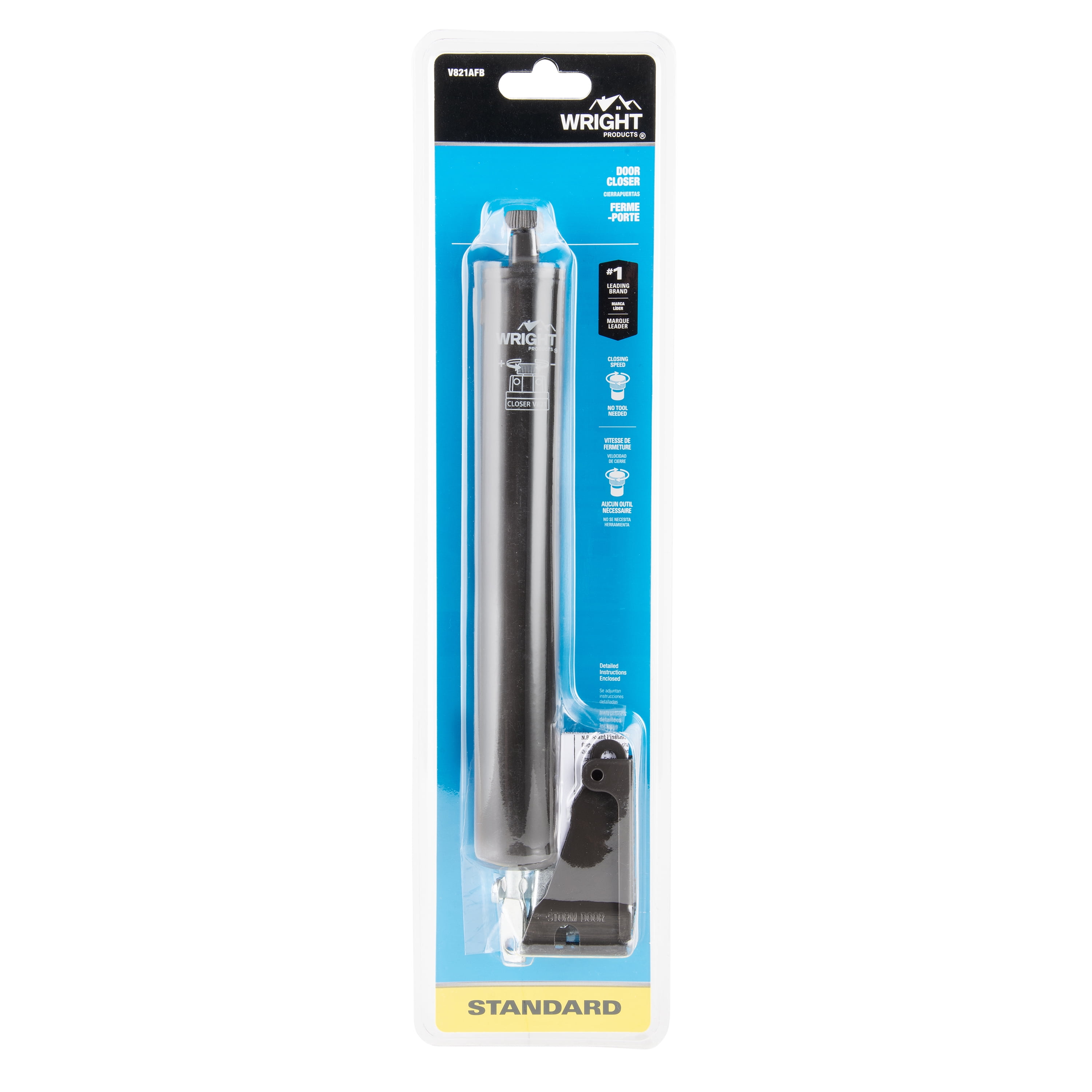 Wright Products Standard Duty Pneumatic Closer, 9", Florida Bronze