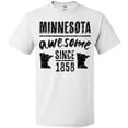 thumbnail image 3 of Inktastic Minnesota Awesome Since 1858 T-Shirt, 3 of 5