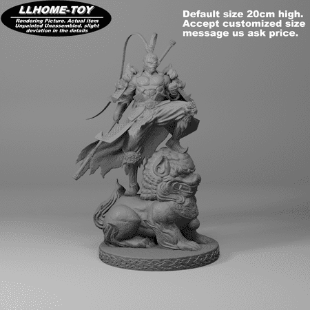 Sun Wukong Monkey Great Sage golden rod Resin 3D Print GK Figure DIY Model