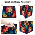 thumbnail image 4 of Cat Foldable Storage Basket with Handle, 10.8"x10.5"x10.6", Large Capacity Organizer Bins, 4 of 6