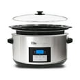Elite Platinum Digital Slow Cooker, Stainless Steel, 8.5 Quart