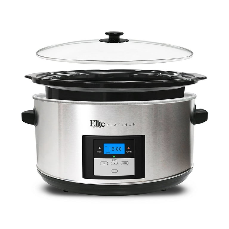 Platinum 8.5 Qt. Stainless Steel Slow Cooker with Digital Display Platinum 8.5 Qt. Stainless Steel Slow Cooker with Digital Display