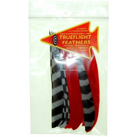 Trueflight Feather Combo Pack, Barred, 5