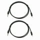 thumbnail image 2 of 2X 1M 3Ft Toslink A Mini Plug 3.5mm Cable de Audio óPtico Digital SPDIF Chapado en Oro, 2 of 5