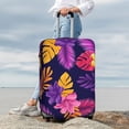 thumbnail image 7 of Rateoe Purple Flower Printed Luggage Cover, Suitcase Protector Fits 18-32 Inch Luggage-Small, 7 of 7