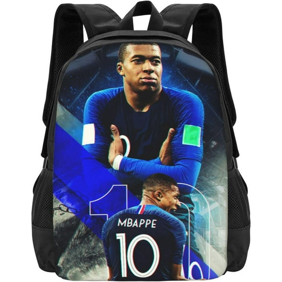 #7 Mbappe #10 Adult Simplicity Backpacks Bag Laptop Bag Bookbag Backpack 16.5 Inch For Daily