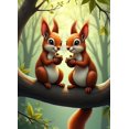 thumbnail image 4 of Adorable Squirrel Design Banner Background Party Decorations Backdrop for Photo Booths Forest Themed Events Nature Parties and Kids Celebrations, 4 of 4