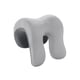 thumbnail image 5 of Cojín cervical con memoria para silla de oficina, almohada para el almuerzo desmontable, almohada de espuma viscoelástica lavable, almohada multiusos Gris claro y oscuro, 5 of 8
