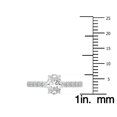 thumbnail image 4 of SZUL Women's 1 3/8 Carat TW Oval Lab Grown Diamond Engagement Ring in 14K White Gold, 4 of 6