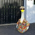 thumbnail image 7 of Kugisaki Porch Goose Outfits Spring Rustic Style Porch Goose Costume 23" Goose Statue Clothes for Lawn Yard Decor All Seasons, 7 of 7
