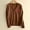 Brown 1, variant on Chunky Sweaters Women Yellow Long Sleeve Cardigan Christmas Pullover Plus Button Up V-Neck Plus Size Work Tops,XXXL