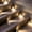A, variant on Solar Stair Step Lights, Rainproof Outdoor Walkway Lights with 2 Color Options for Patio Garden Yard Decoration