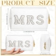 thumbnail image 2 of Zapatillas Xtinmee con inicial de boda personalizada para novia MRS, 2 of 6
