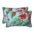 thumbnail image 1 of Pillow Perfect 642321 Extérieur/intérieur Paradis Tropical Plaid Rectangulaire Oreiller (Lot de 2), 1 of 1