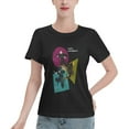 thumbnail image 1 of T-Shirt Basique à Manches Courtes pour Femmes Style de Rue Demon Slayer, 1 of 6