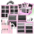 thumbnail image 1 of Kit Lash Clusters YIDUO 1686 piezas con adhesivo y sello para pestañas postizas, 1 of 9