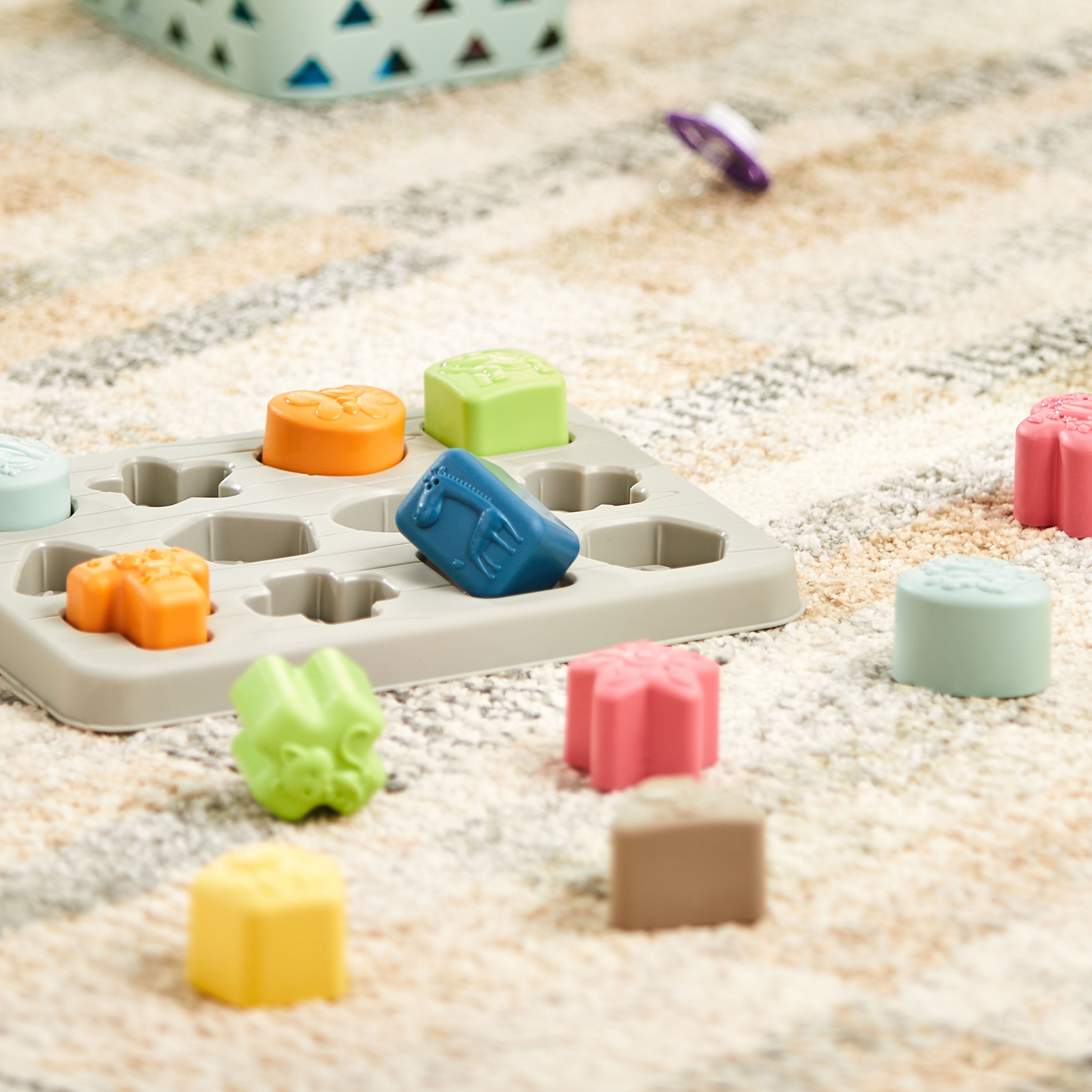 Spark Create Imagine 13-Piece Shape Sorting Sensory Puzzle, for Age Group 6 Months and up, 6m+ - image 3 of 8