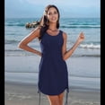 thumbnail image 4 of Vestido Informal con Cordón para Mujer, Azul Marino, Talla XXL, 4 of 7