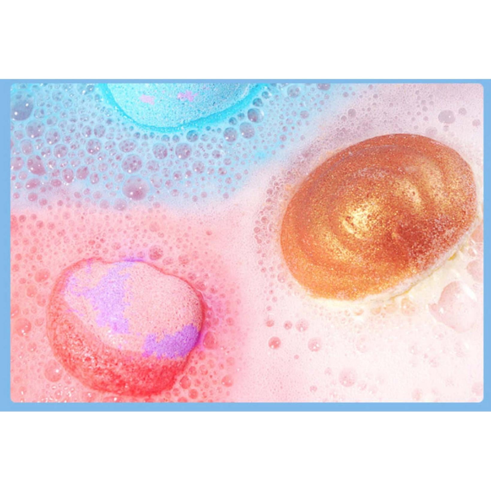 12PCs Forest Themed Bath Bombs Set With Surprise Inside,Mega Bubble Salt Ball Gift Set With Cute Chinese Zodiac Ornaments Inside,Natural Ingredient Bath Salt Skin-Friendly Bathing for Family