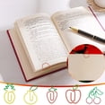 thumbnail image 1 of Jiaeri Cute Color Paper Clips,Decorative Fruit Shape Paperclip Bookmarks for Office School Supplies,Assorted Metal Paper Clips for Document Organization,Fun Paperclip Folders for Gift Giving, 1 of 6
