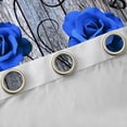 thumbnail image 4 of Castle Fairy Butterfly Rose Curtains Pack of 2 (42x84 Each),Romantic Curtains Blackout, 4 of 6